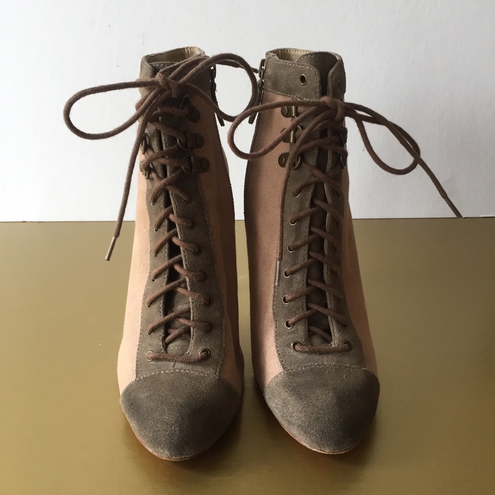 Anthropologie Plenty Tracy Reese Lace Up Booties